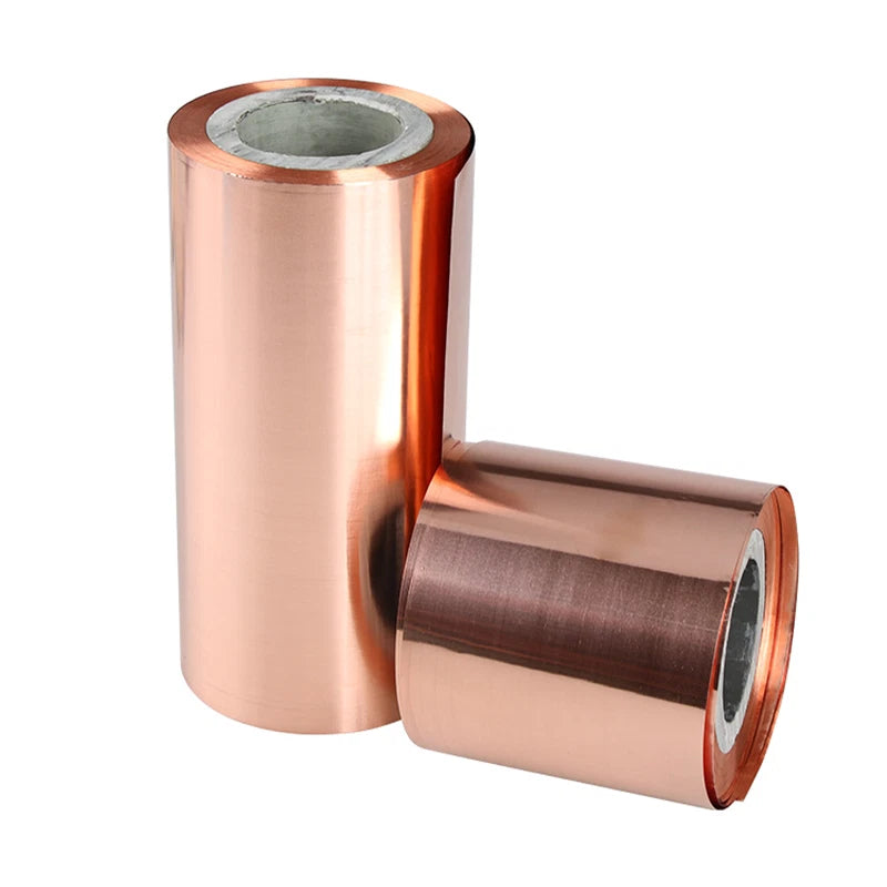 T2 Copper Sheet Foil Strip Roll 200mm*1000mm Thick: 0.03mm-0.4mm Multiple Size