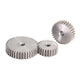 Spur Gears Pinion Gear 1 Mod Transmission Gear With Step 12T-59T Teeth 45# Steel