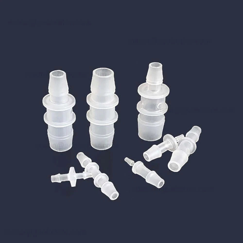 Straight Reducer Barbed Hose Connector — Plastic Joiner for Air & Water Tubing