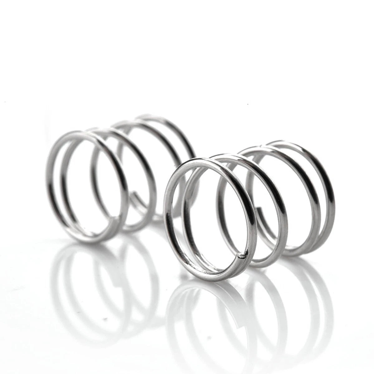 Stainless Steel Compression Springs 0.4mm Wire 5mm-50mm Long | Small DIY Springs