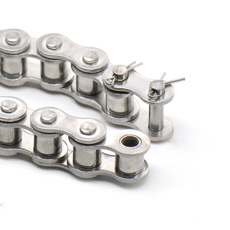 Simplex Roller Chains 04C/06B/08B/10A/12A/16A Stainless Steel 304/201 Chains