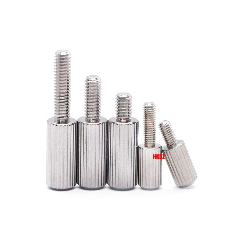 303 Stainless Steel Knurled Thumb Screws With Small Head M3/M4x6~16mm Hand Screw