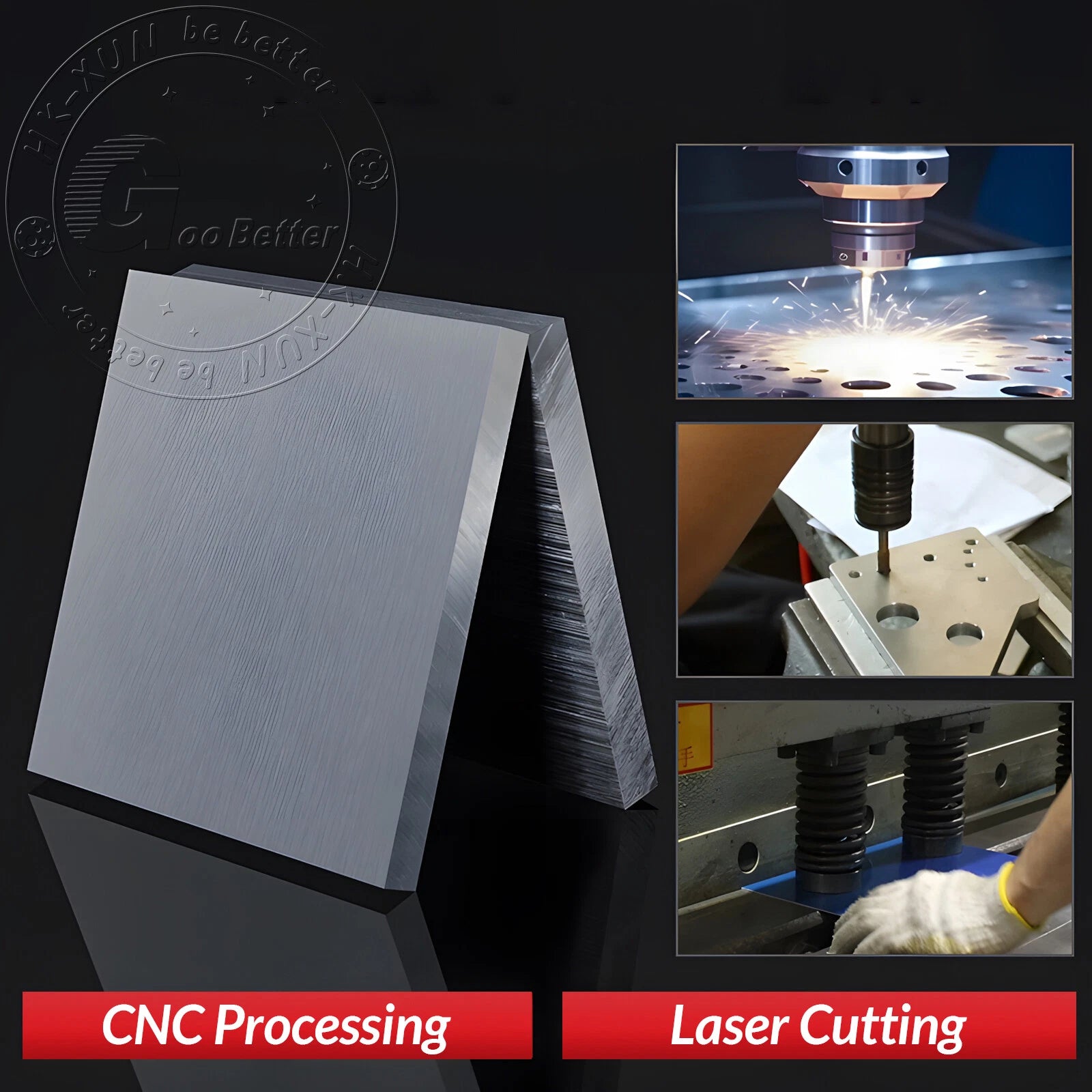 6061 Aluminum Sheet Plate — 1mm to 6mm Thick, Multiple Sizes