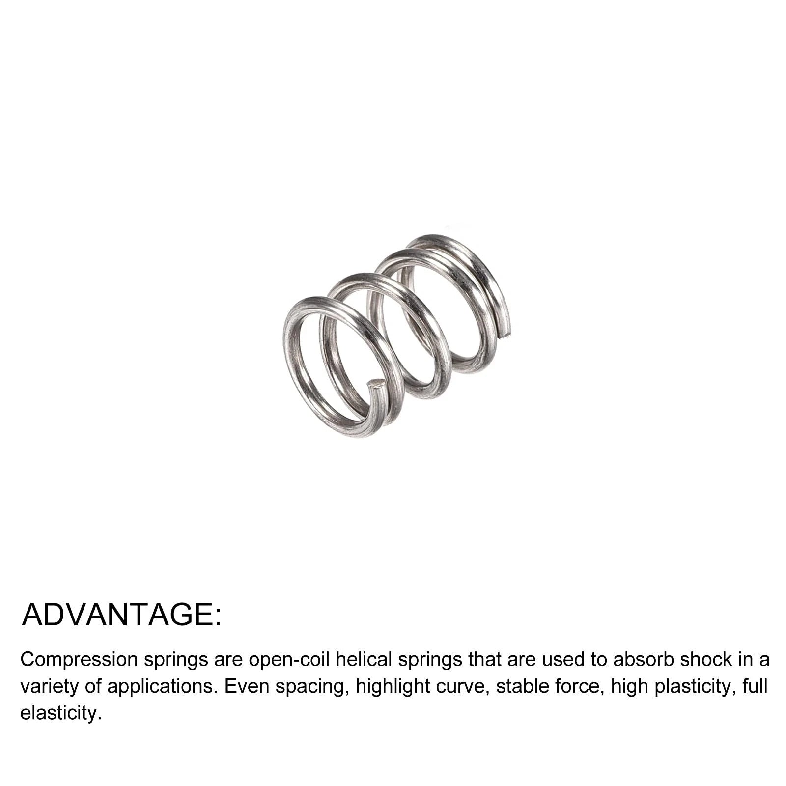 Compression Spring Various Size 1.5 - 25mm Diameter & 10mm Length Pressure Small