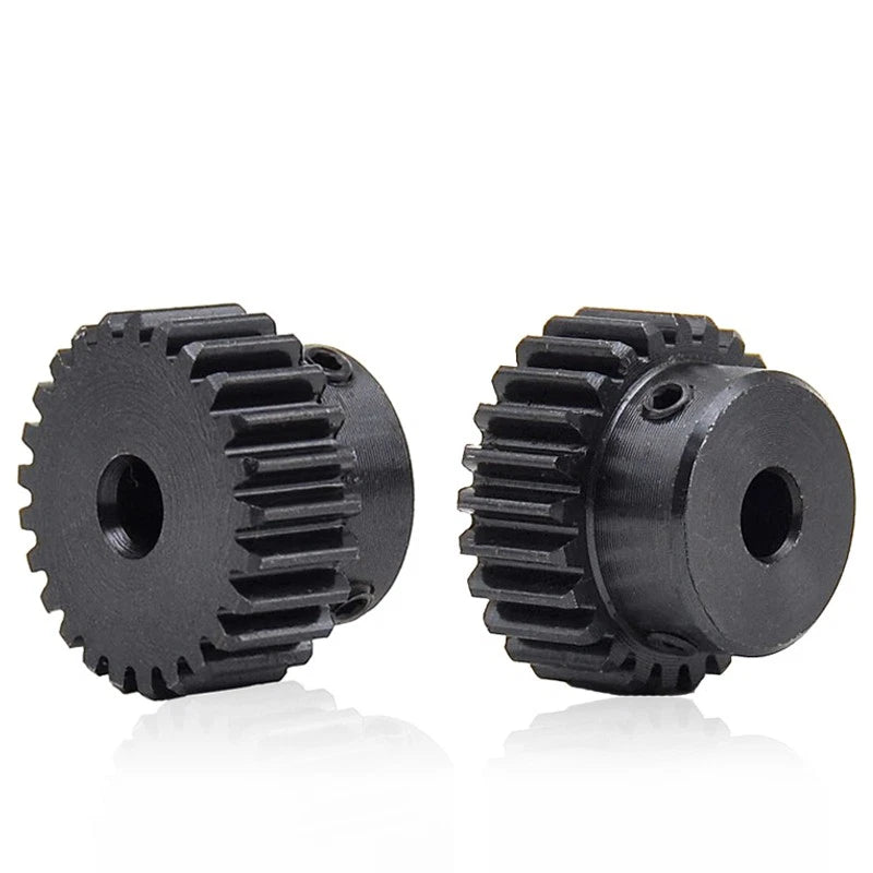 1 Module 45# Steel Spur Gear 33T-150T 1M Metal Pinion Gear For Motor CNC Robot