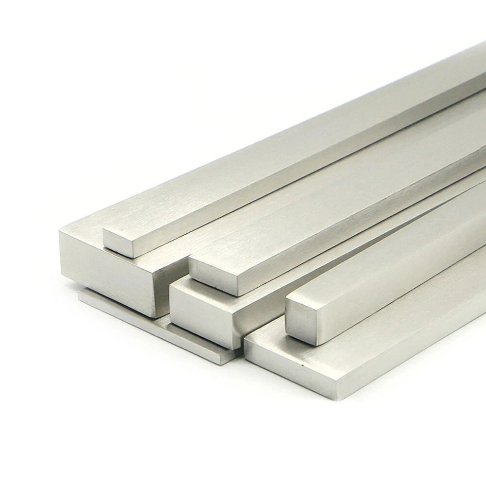 304 Stainless Steel Flat Bar Metal Plate Strip Width 10mm-80mm Thick 3mm to 20mm