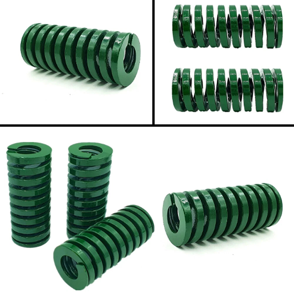 Green Heavy Load Die Mold Spring Compression Springs OD 14mm Length 20mm-100mm