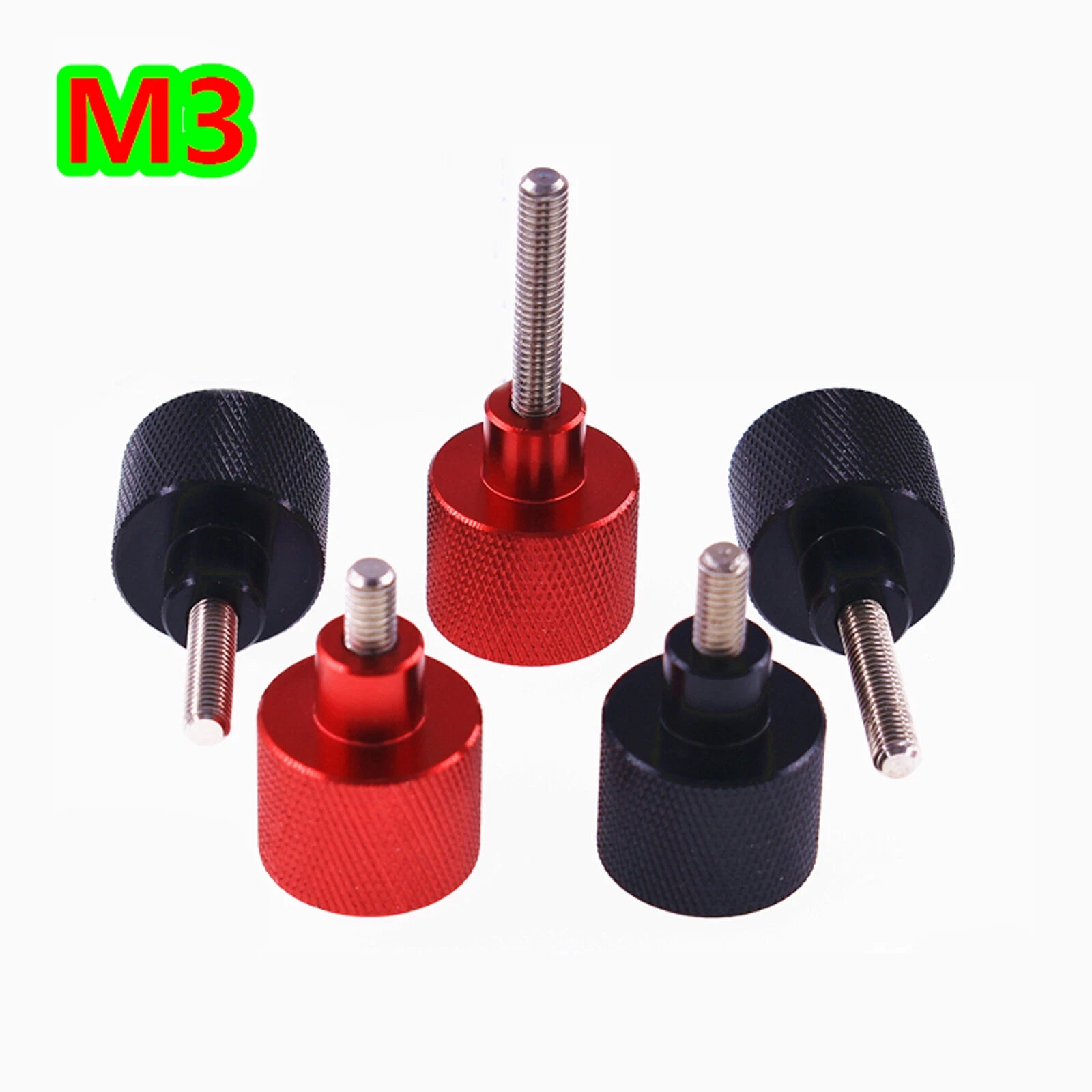 M3 M4 M5 M6 M8 M10 Knurled Thumb Screws 304 Stainless Steel Hand Grip Knob Bolts