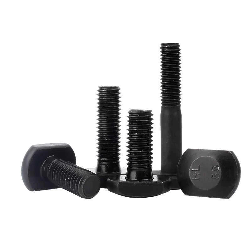 T-Slot Bolts T-Slot Screws Black 8.8 Steel M6 M8 M10 M12 M14 M16 M18 M20 M24-M36