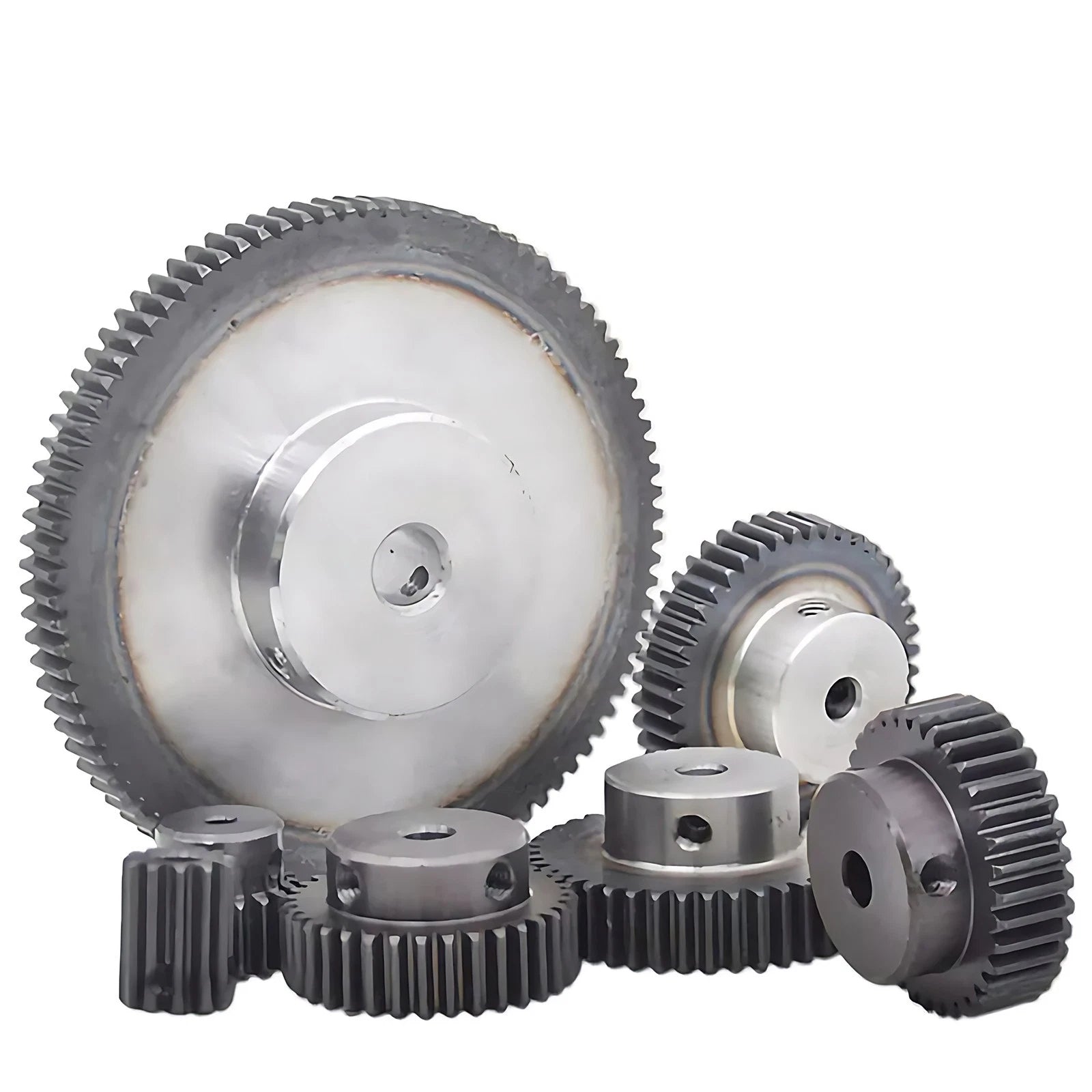 1 Mod 45# Steel Pinion Gear Spur Gears 65-150 T 8-20mm Bore With Screw Hardened