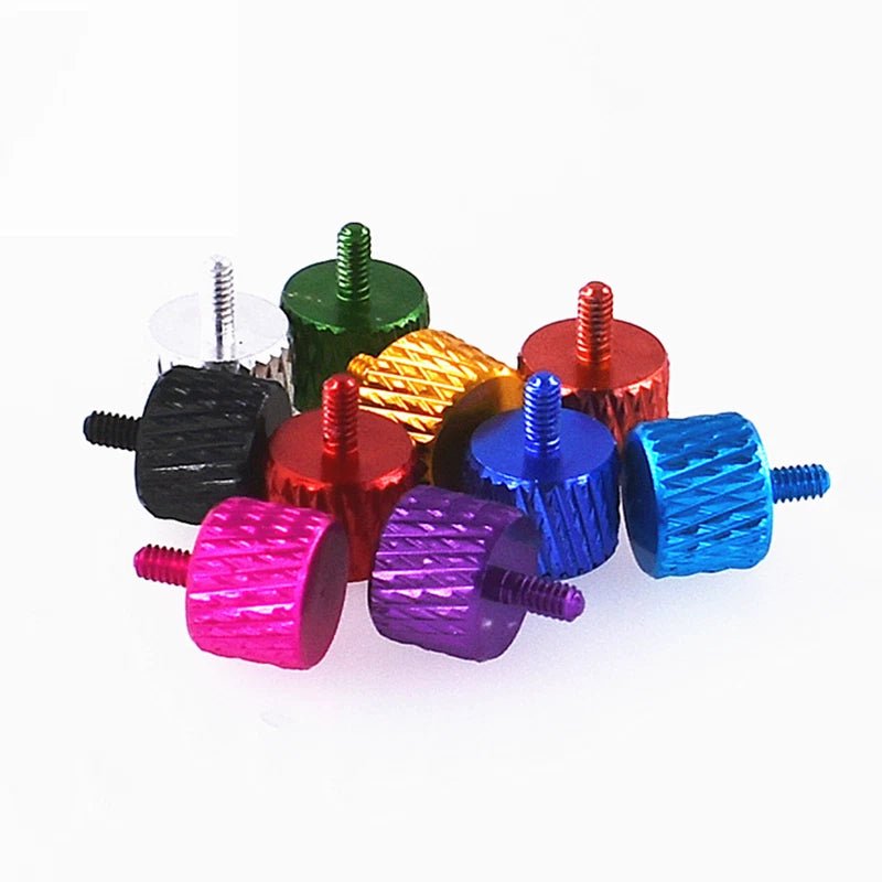 M2–M5 Aluminum Alloy Knurled Thumb Screws | Hand - Tightenable Knob Bolts | 4–15mm - HomeDIYer