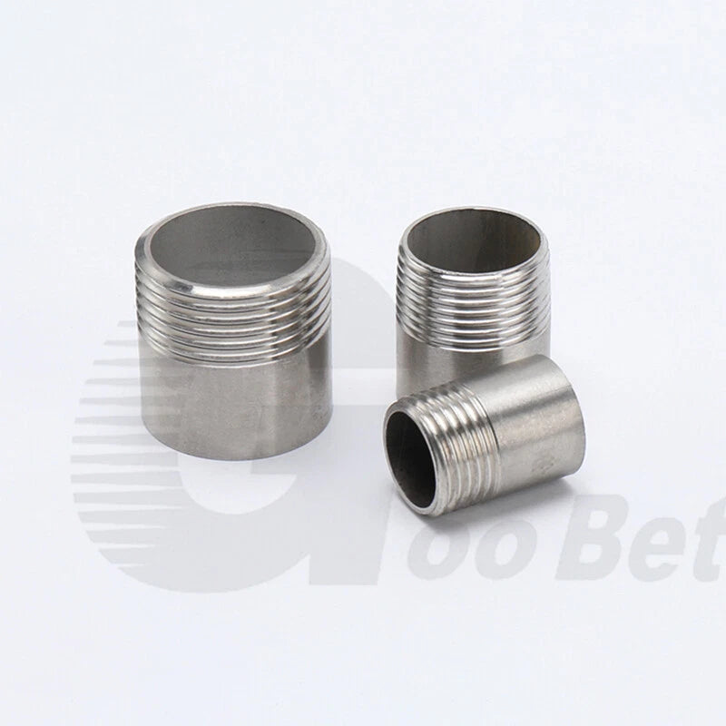 Stainless Steel 304 Weld Nipple Connector — BSP 1/4" to 4" Threaded Pipe Fitting