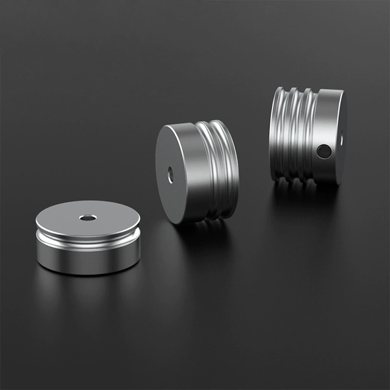 U Grooved Pulley PU Round Belt Pulleys Aluminum Groove Width 3mm OD 15-30mm