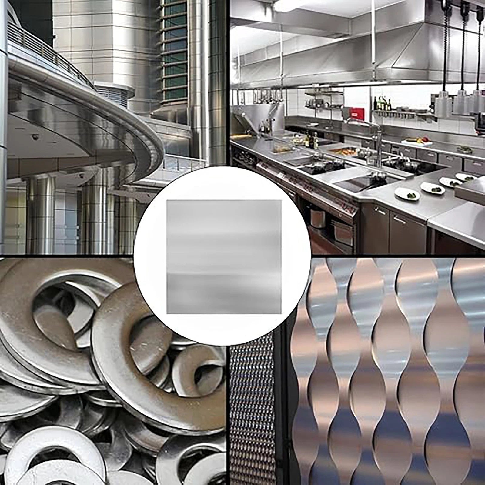 Stainless Steel Plate Sheet Metal Panel Solid Board Thickness 0.6 0.8 1.0 - 14mm