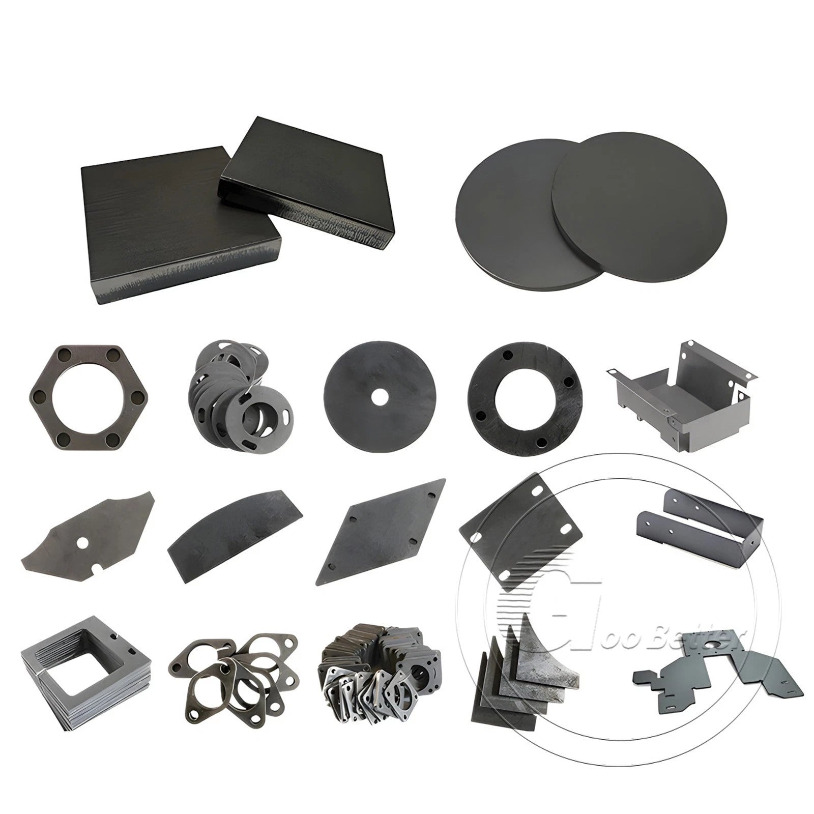 Q235 A3 S235JR Mild Steel Square/Round Plate Laser Cut Circle Sheet Plate Metal