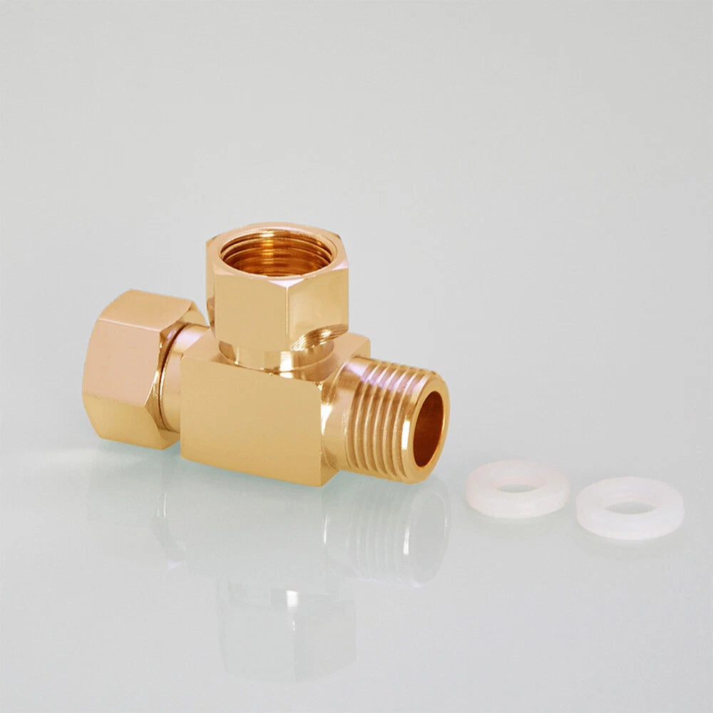 1 2" 3 Way Tap Connector Hose Pipe Splitter Adapter Water Outdoor Garden Faucet