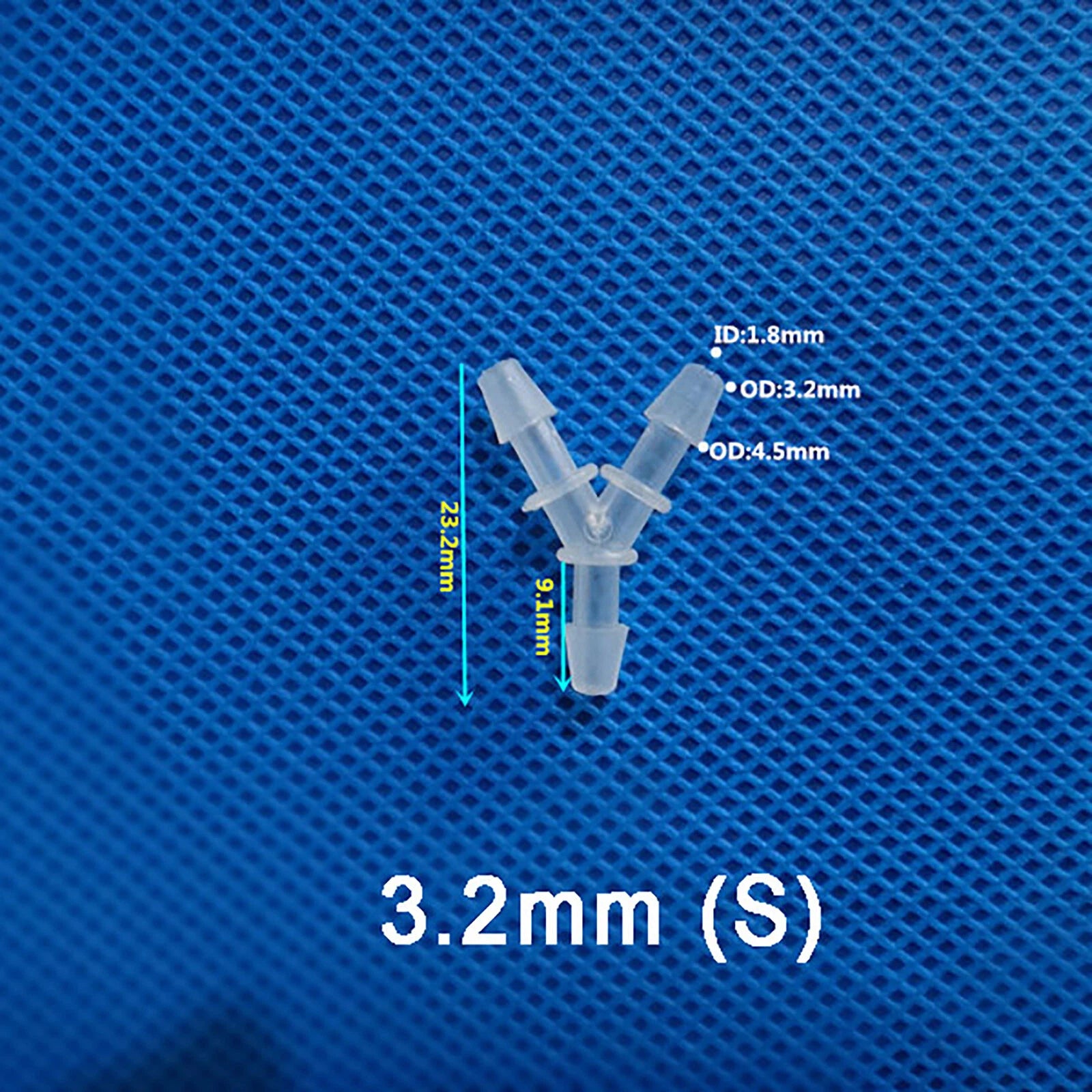 Y Joiner 3-Way Plastic Barb Hose Connector – Air Fuel Water Pipe Fitting