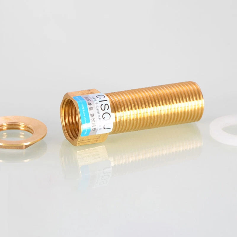 Brass Bulkhead Fitting — Tank Outlet Connector for Water Butts & Barrels | 1/2", 3/4", 1"