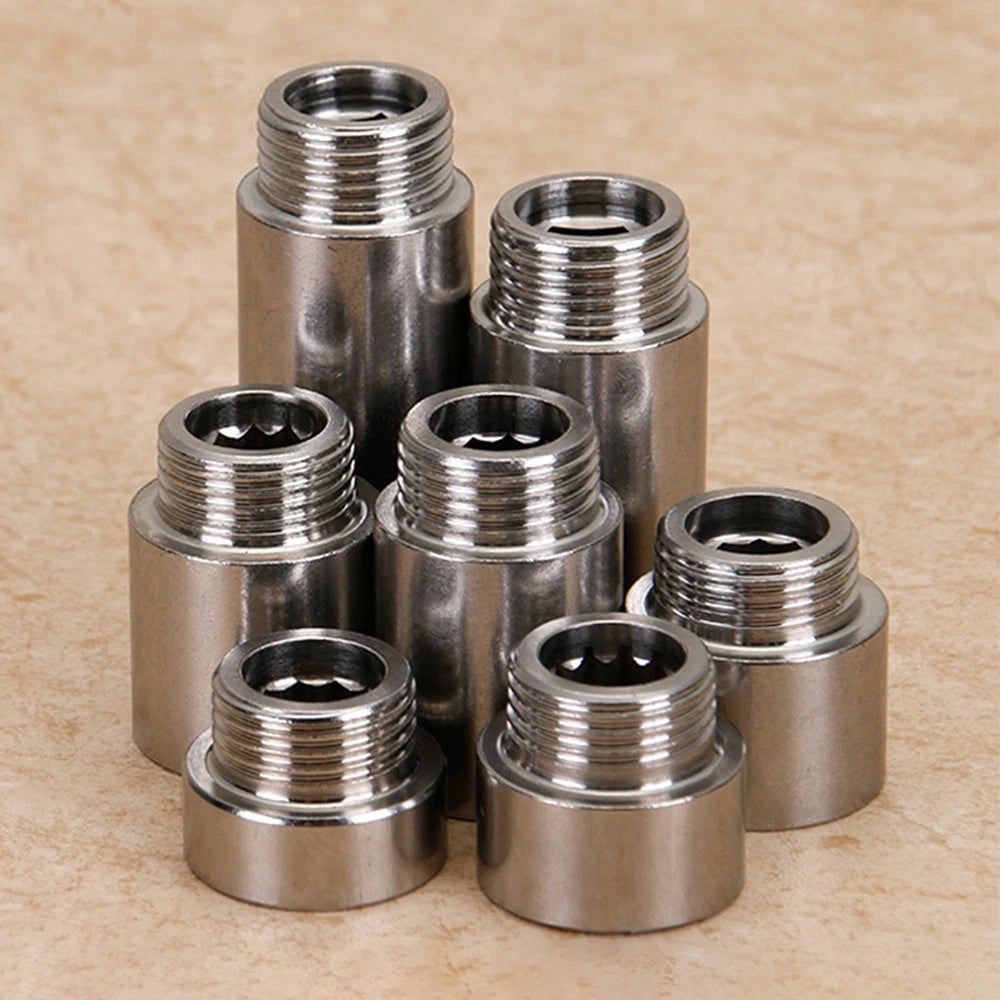 1/2" Stainless Steel Female x Male NPT Extension Pipe Nipple | Barrel Nipple