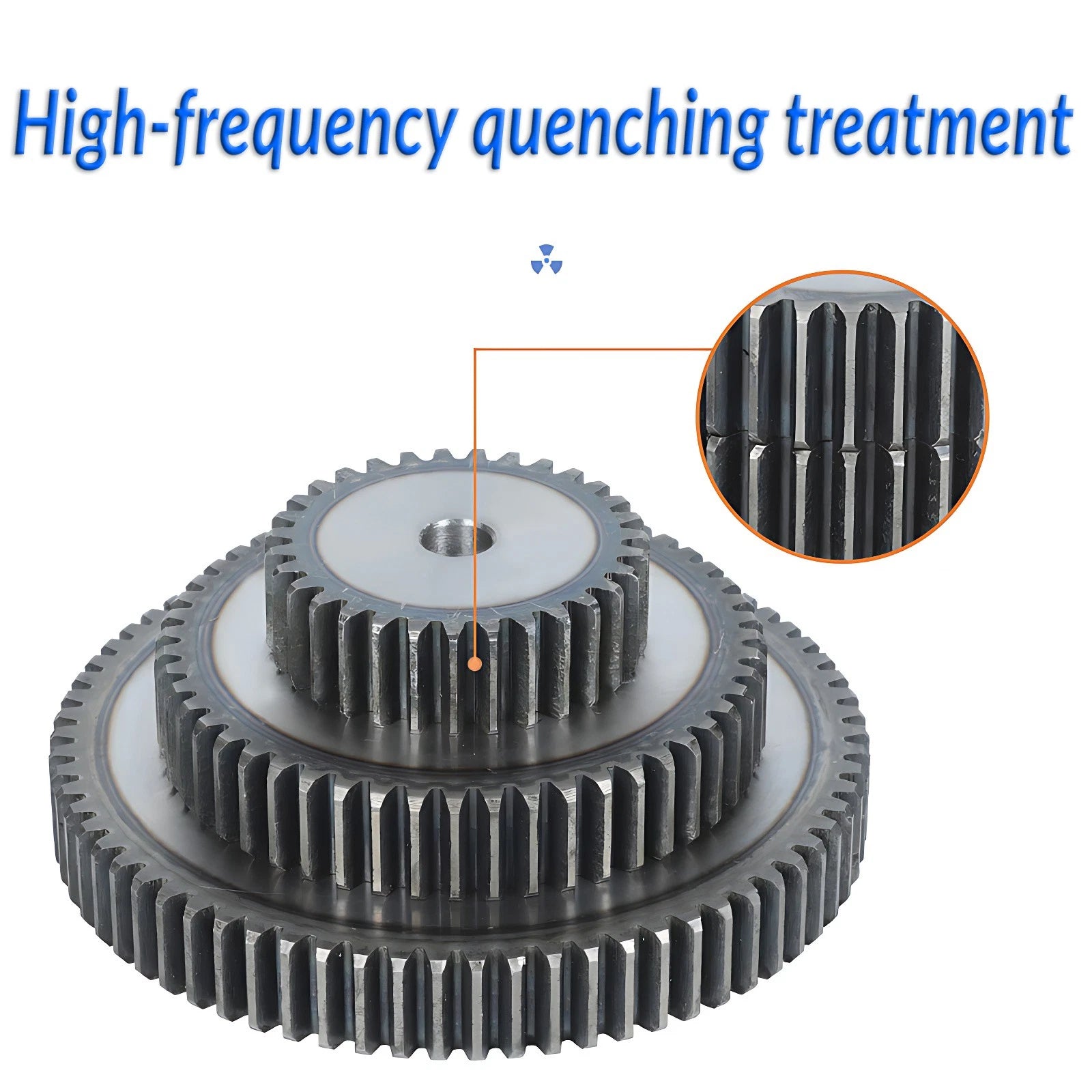 Mod 1/1.5/2/2.5/3/4/5 10T-50T Spur Gear 45# Steel Pinion Gear Thickn 10/15-40mm