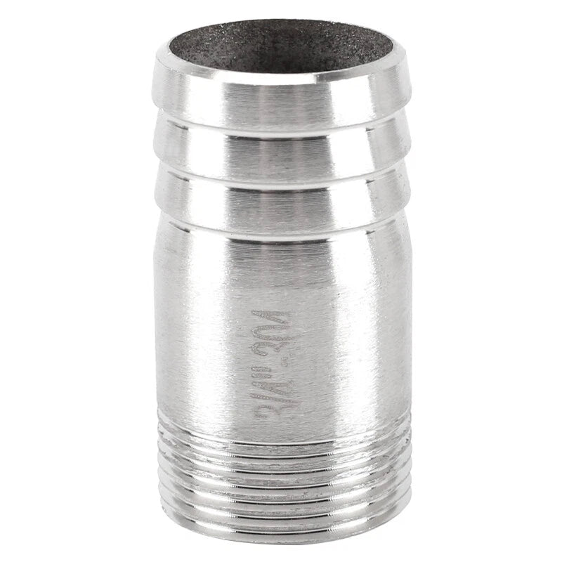 Stainless Steel Hose Barb Tail Fitting — BSP Male Thread Connector Adapter