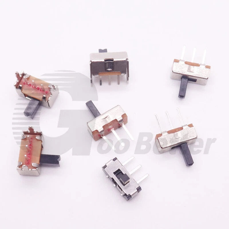 Miniature Slide Switch SPDT 2-Position On-Off Micro Toggle for Model Railway