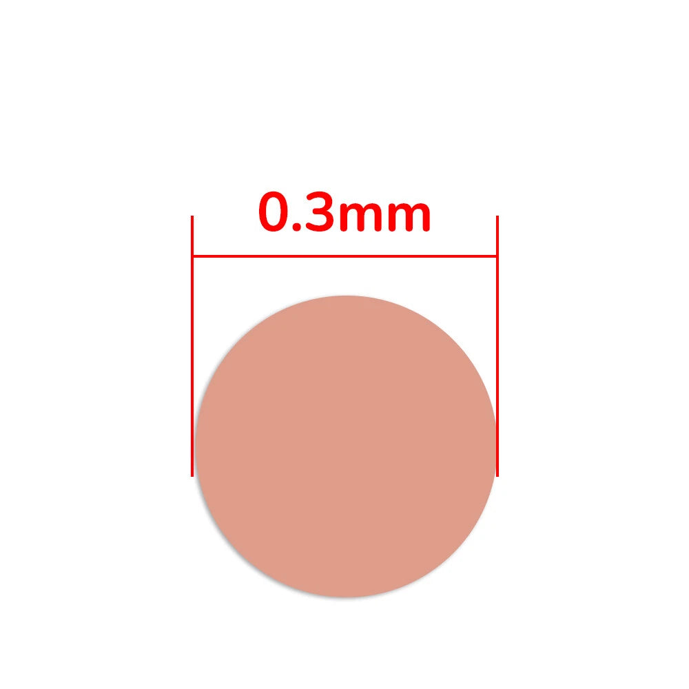 Solid 99.9% Pure Bare Copper Wire Bonsai Jewellery DIY Craft 0.4mm to 2.0mm