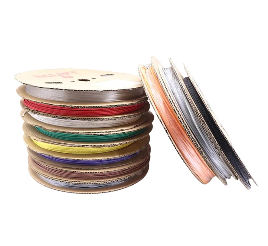 Heat Shrink Tubing 2:1 Ratio — 0.6mm to 210mm, Multiple Colors & Lengths