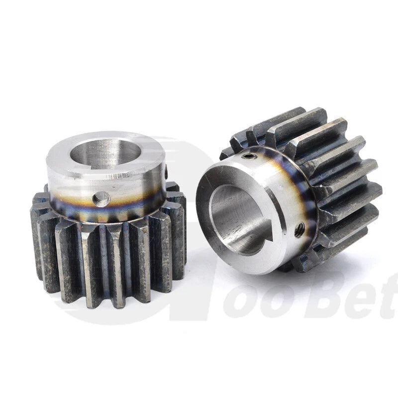 Spur Gear C45 Steel Mod 3 with Hub 12-40 Tooth Motor Pinion Hardened 8-40mm Bore