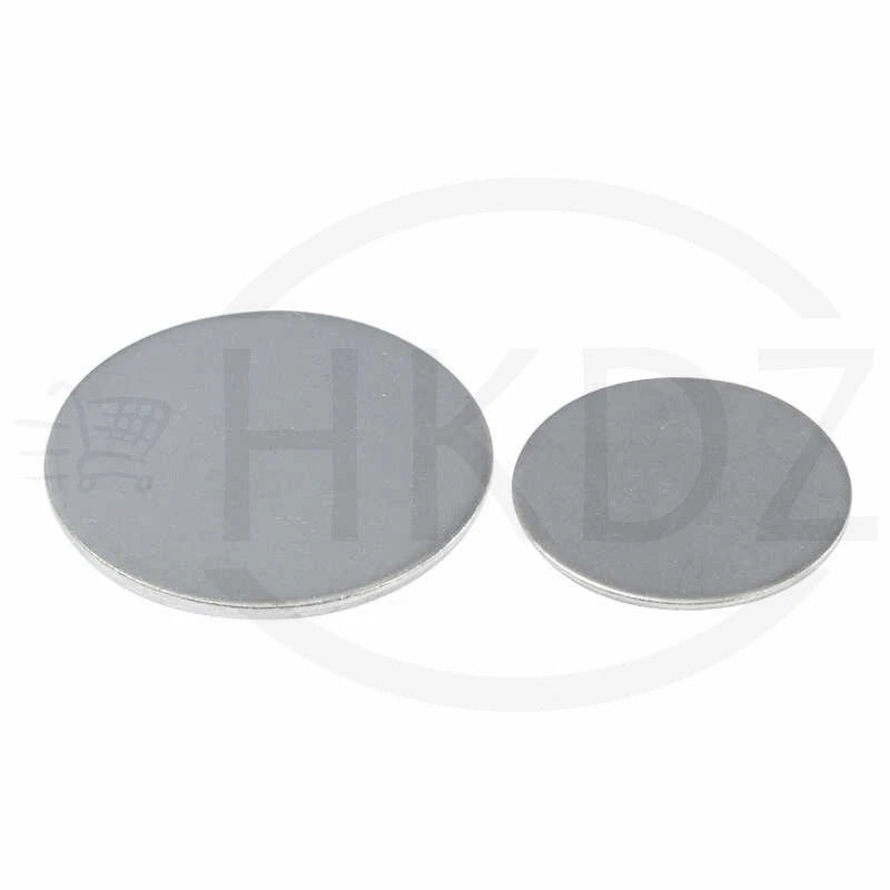 Stainless Steel Blank Round Disc 304 Grade Metal Sheet Plate Ø6-80mm Thick 1-5mm