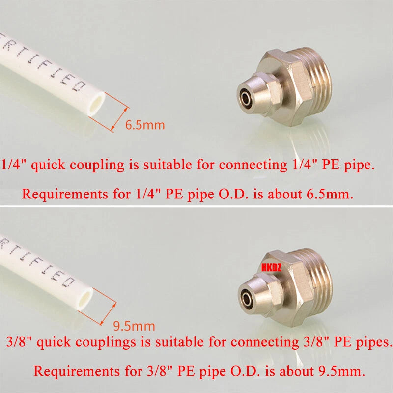 Brass Faucet Adapters Purifier Aerator Water Female Male Fittings Tap Connector
