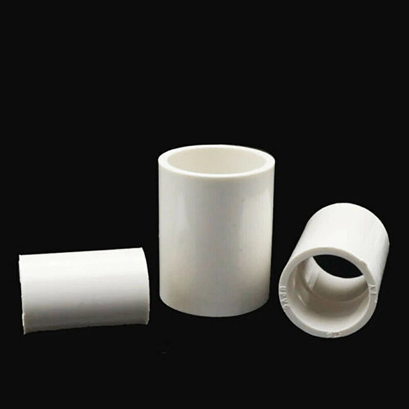White PVC Metric Plumbing Fittings Pipe For Aquarium Fish Tank Pond Solvent Weld