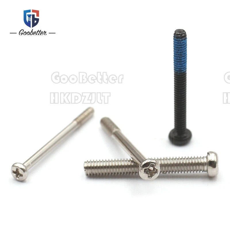 M3 Phillips Pan Head Machine Screws — 3 to 20mm, Carbon Steel & Stainless, 7 Finishes - HomeDIYer