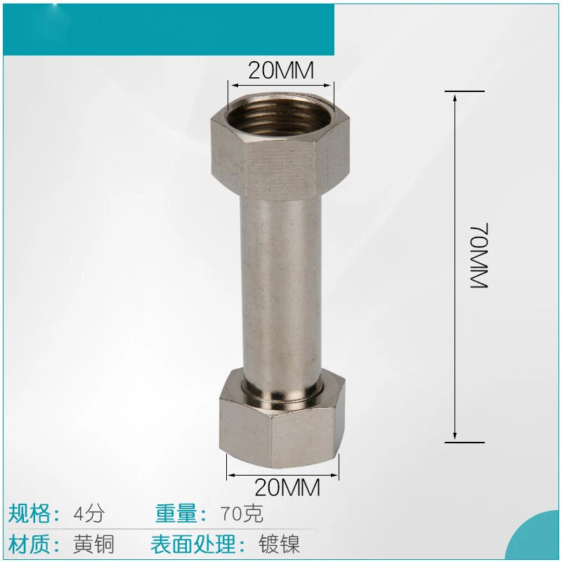 1/2" Brass BSP T-Piece Tee Connector — 3-Way Pipe Fitting Adapter
