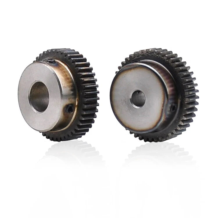 Steel 45# Mod 1 Spur Pinion Gear 40-80 Teeth Motor Gear 6-25mm Bore With Screw