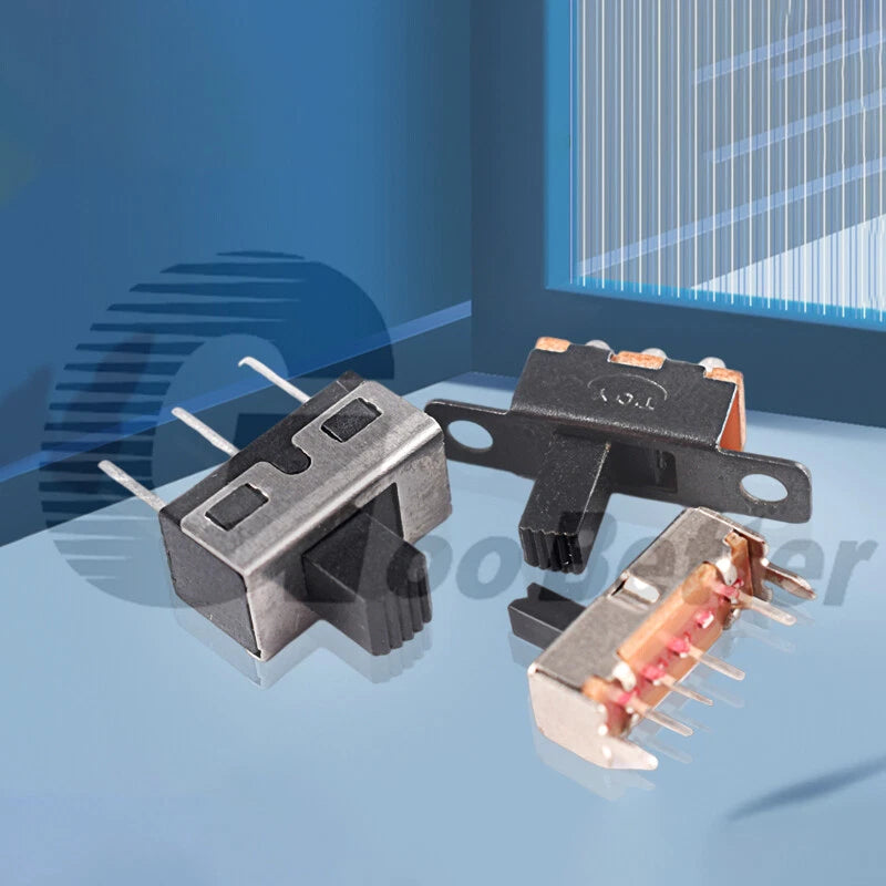 Miniature Slide Switch SPDT 2-Position PCB Mount — SS/SK Series, DC 24V