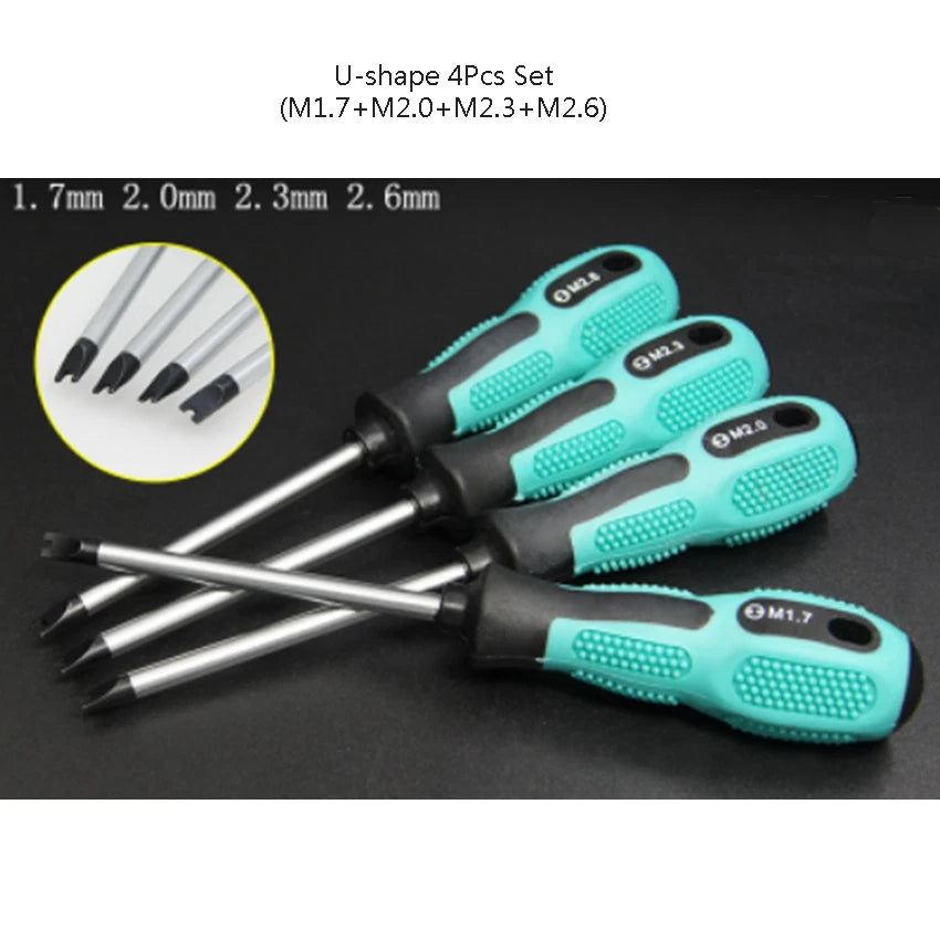 Security Screwdriver Set — Reverse Phillips, Y-Type, Triangle & Metric Bits