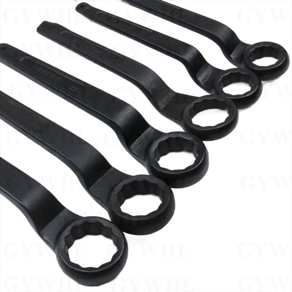 Slogging Striking Wrench Spanner Offset Box End Ring Type Wrench Carbon Steel