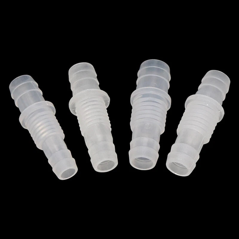 Plastic Bulkhead Fitting & Straight Hose Barb Connector — M6 to M16, Reducing & Equal