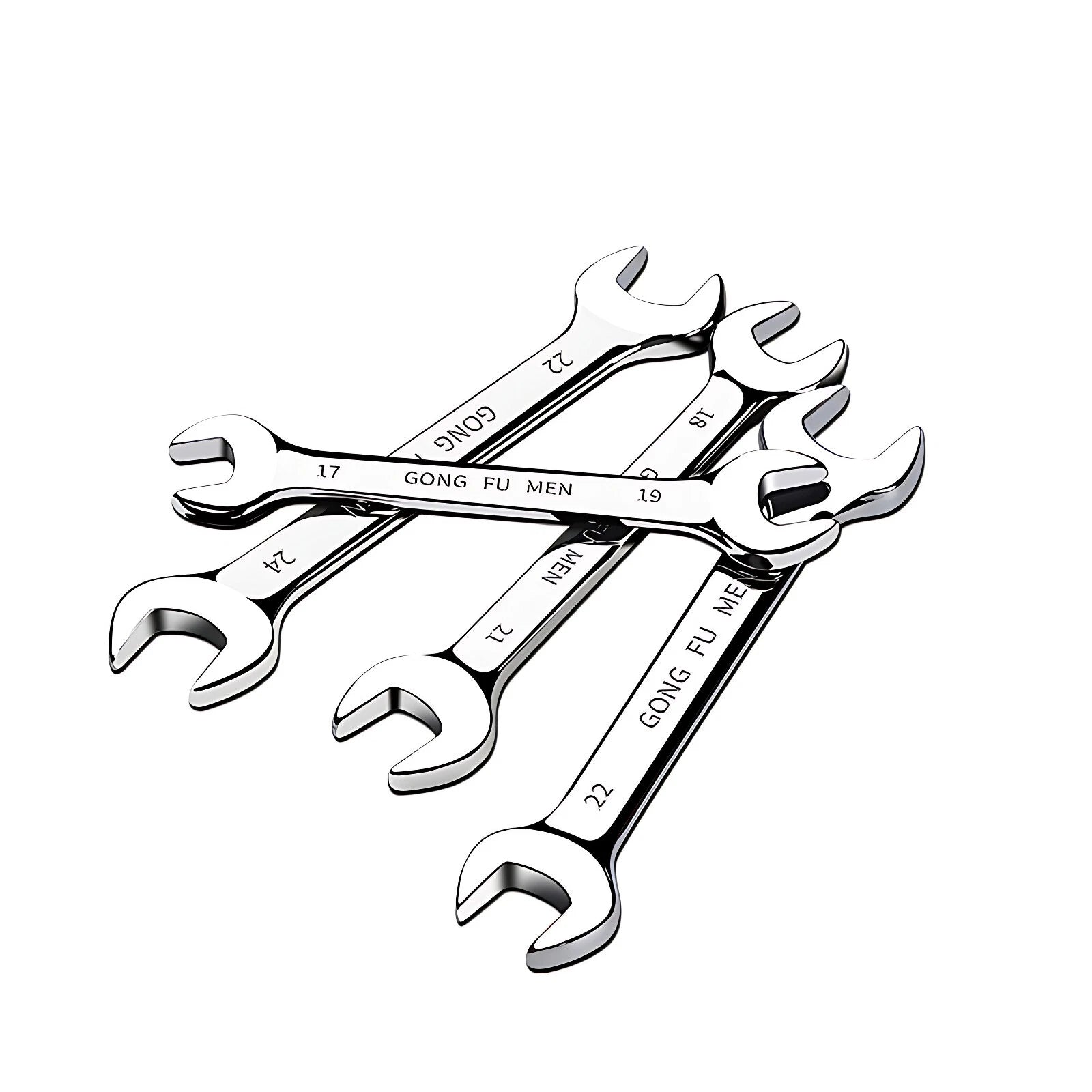 6-41MM Metric Carbon Steel Open End Wrench Double End Wrench Spanner Repair Tool
