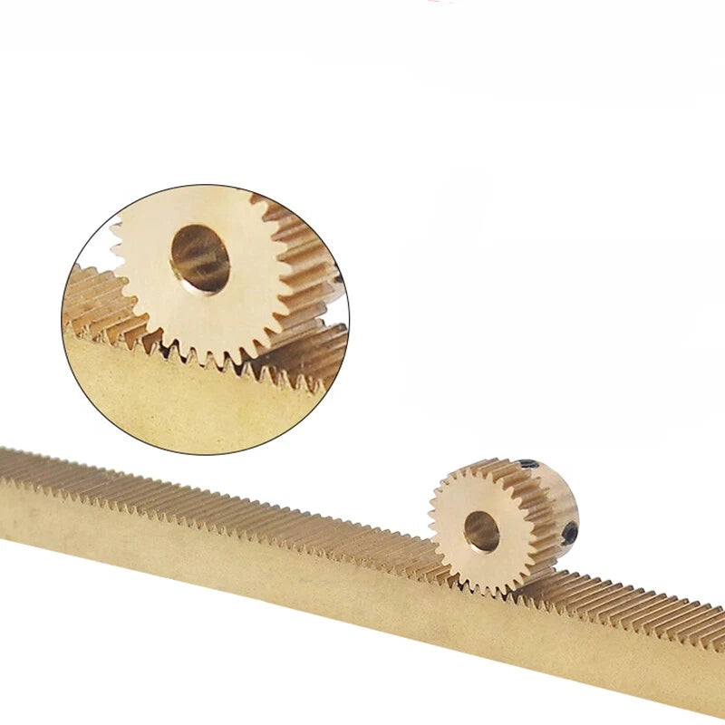Mod 0.5 Brass Pinion Gear Spur Gears 20-60 Teeth 4-15mm Bore With Screw Hardened