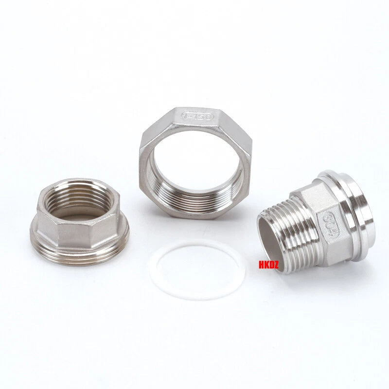 BSP Reducing Fittings 304 Stainless Steel Male Female Adaptor Straight Nipples
