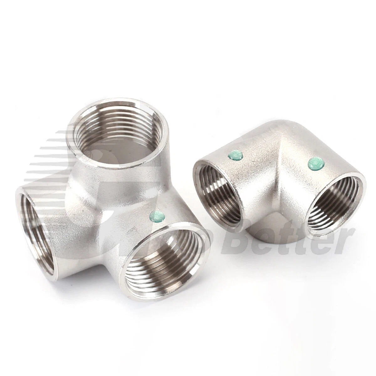 Stainless Steel 3/4/5-Way BSP Female Pipe Fitting Splitter — 304 SS, 1/4" to 2"