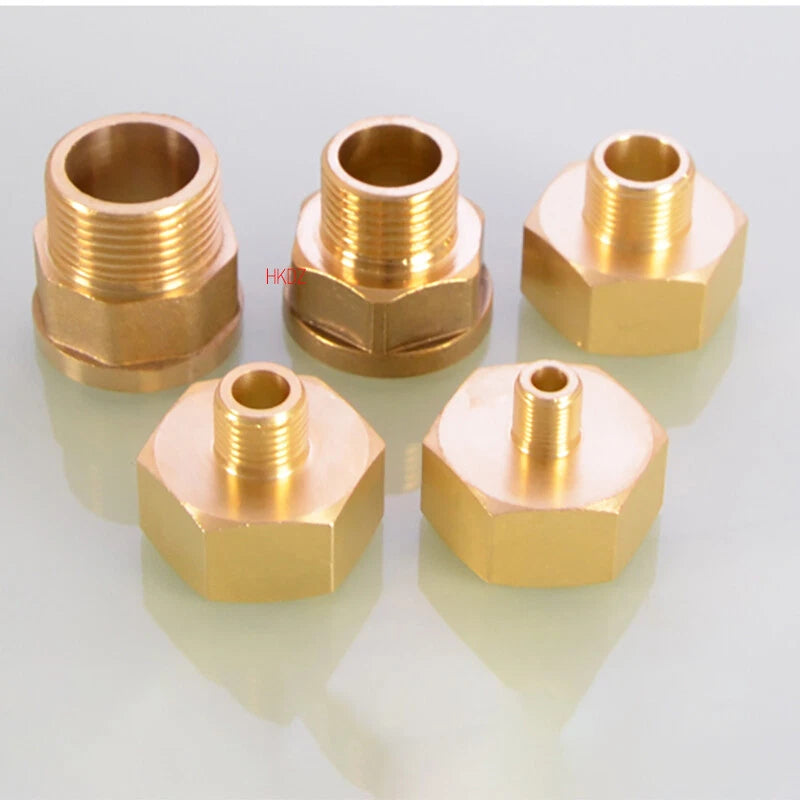 1 8" BSP Brass Reducing Fittings Female To Male Thread Connector Adaptor Coupler