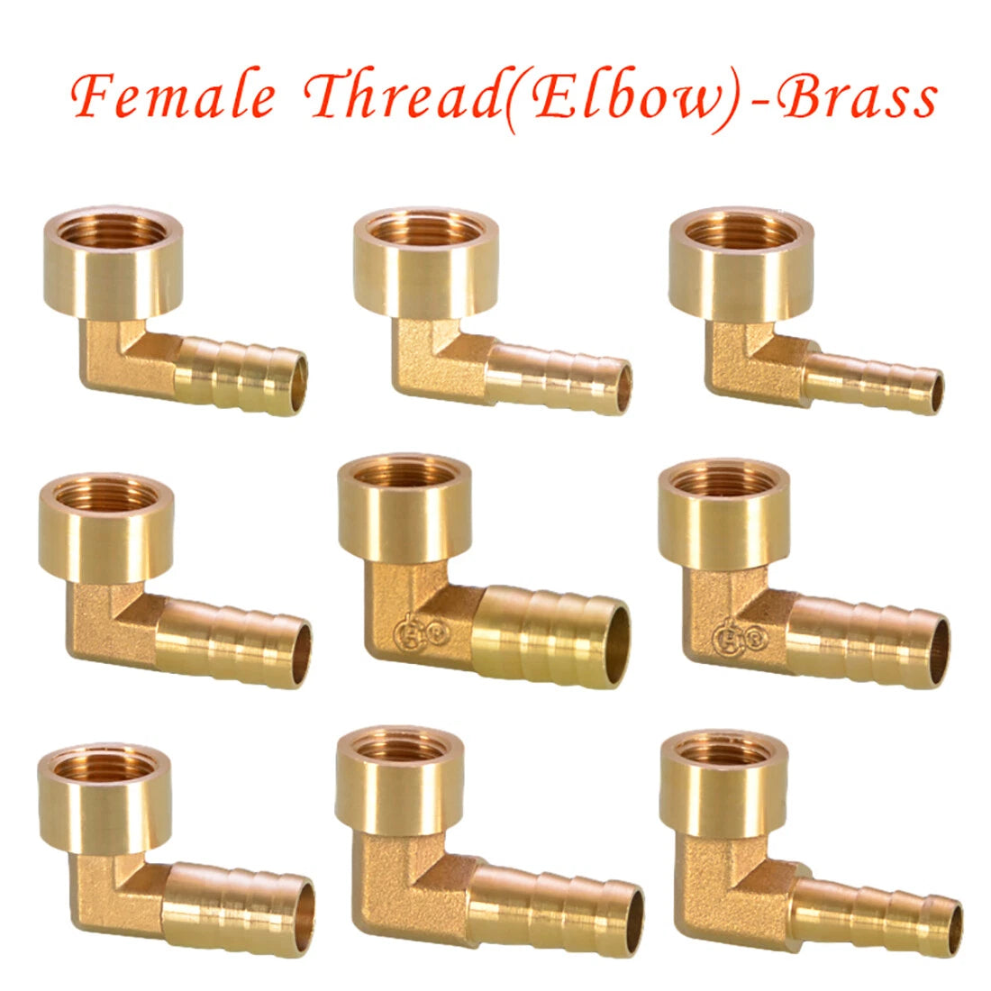 BSP Hose Barb Fittings — Brass & Stainless Steel, Male/Female Thread, Elbow, T, Y, Cross
