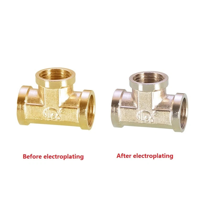 BSP 1/2" Brass Pipe Fittings — Adapters, Elbows, Tees & Connectors