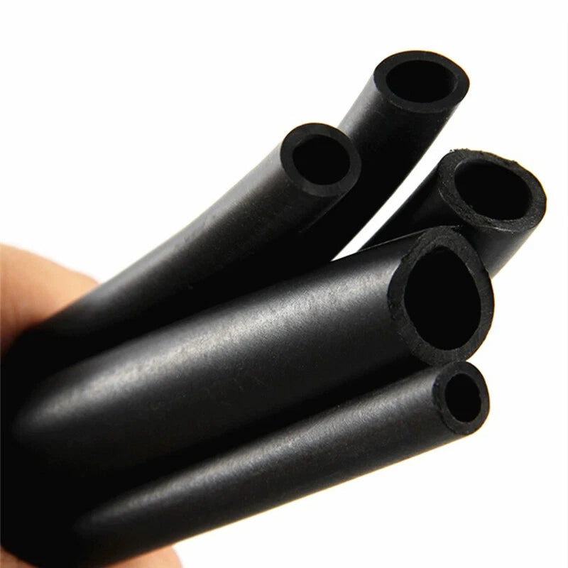 Black Fluorine Rubber Tube Fuel Hose OD 4-38mm,Oil Line Fuel Pipe Tubing Petrol