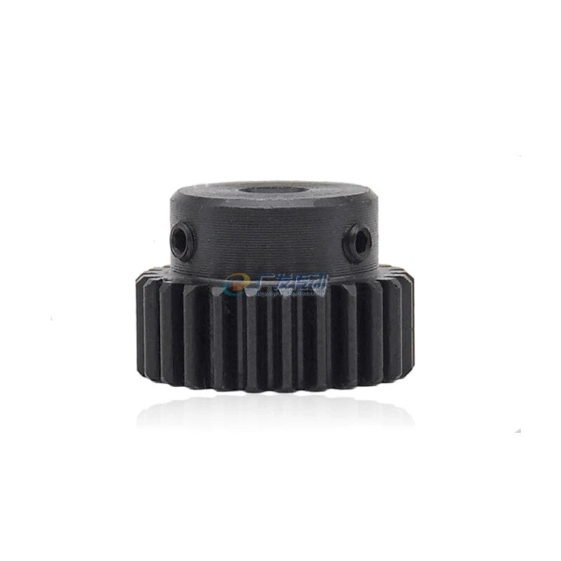 1 Module Spur Gear With Step 15-44 Teeth 45# Steel Pinion Gear Transmission Gear