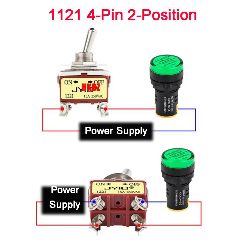 Heavy Duty Toggle Switch — 2/3 Position SPST DPDT, BEM & E-TEN Series, Pin or Screw Terminal