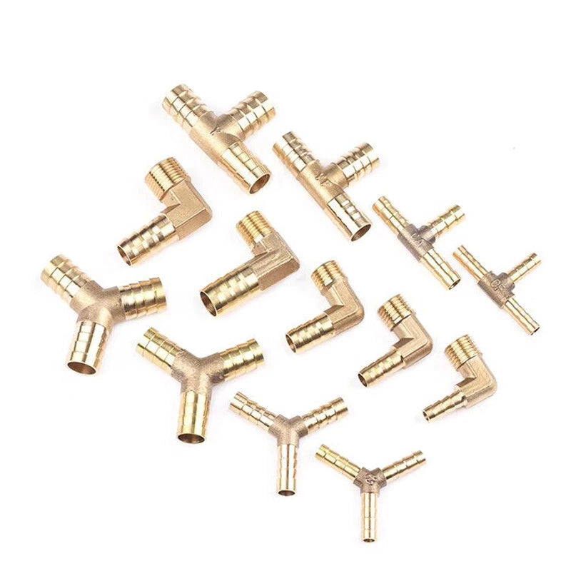 BSP Hose Barb Fittings — Y-Piece, T-Piece, Straight & Elbow Connectors